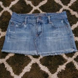 Abercrombie denim mini skirt